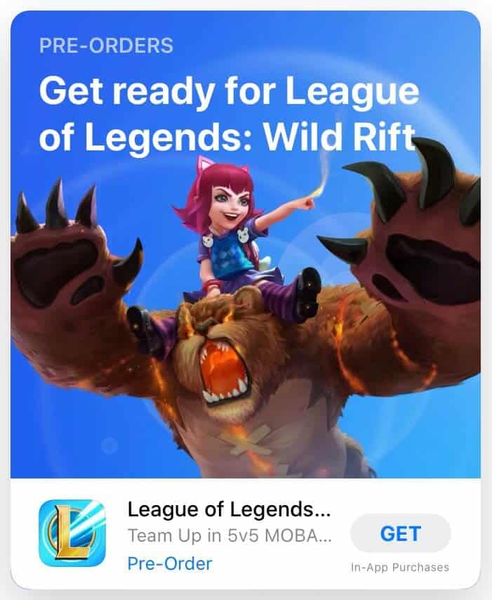 League of Legends: Wild Rift เปิดลงทะเบียนบนระบบ iOS