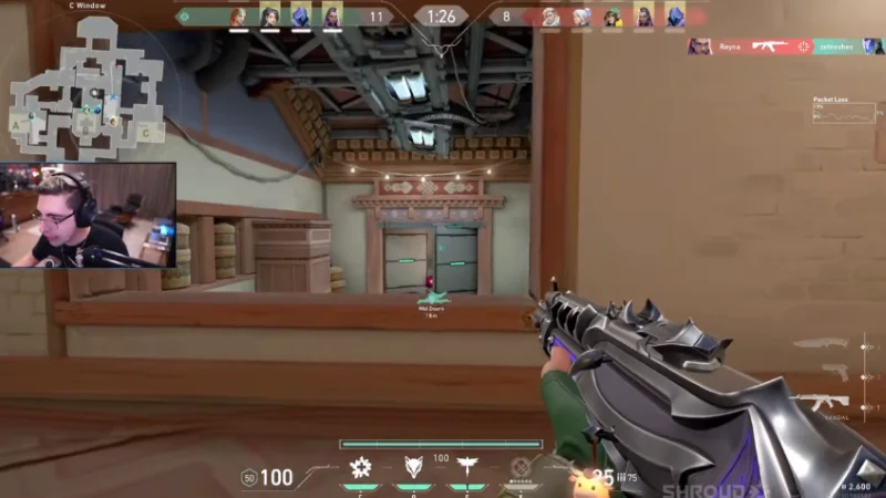 Valorant แนวทางตั้งค่า Crosshair เป้ายิงแบบ Shroud